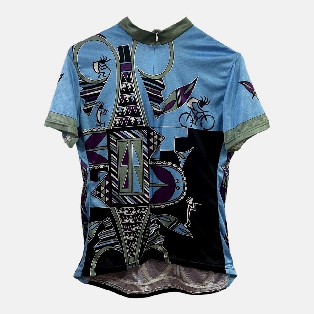 Performance Technical Cycling Jersey Zip Front Size S Biker Outdoor Activewear